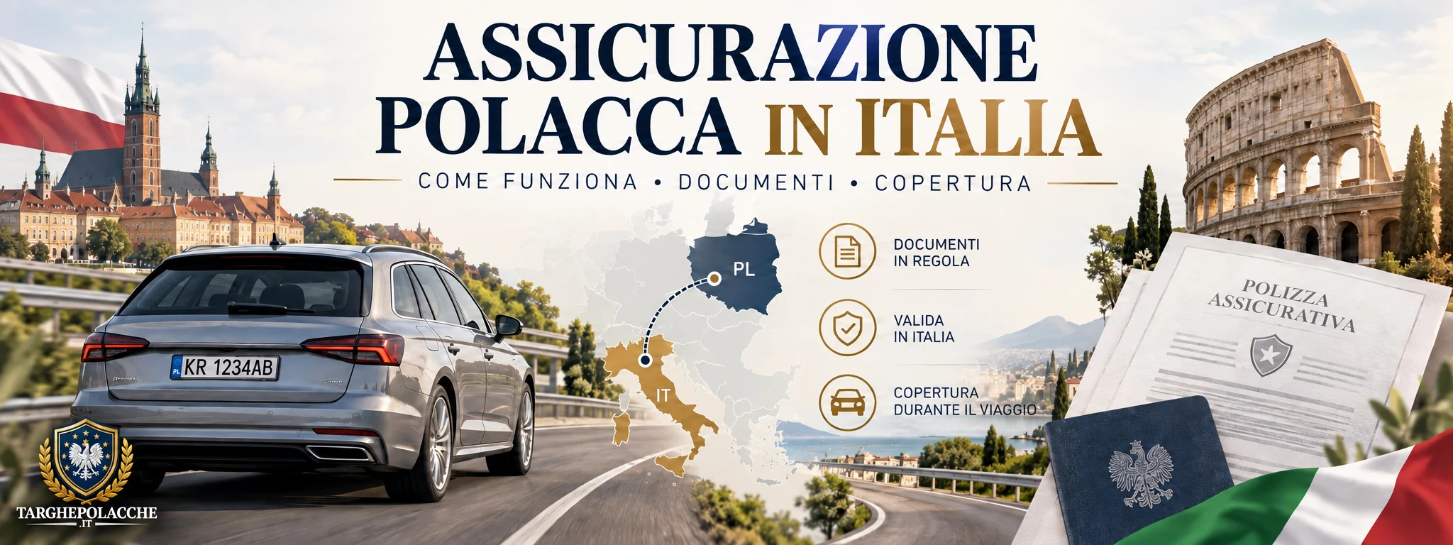 Come funziona l'assicurazione polacca in Italia: documenti, copertura e percorso REVE Assicurazione polacca in Italia come funziona documenti copertura e REVE