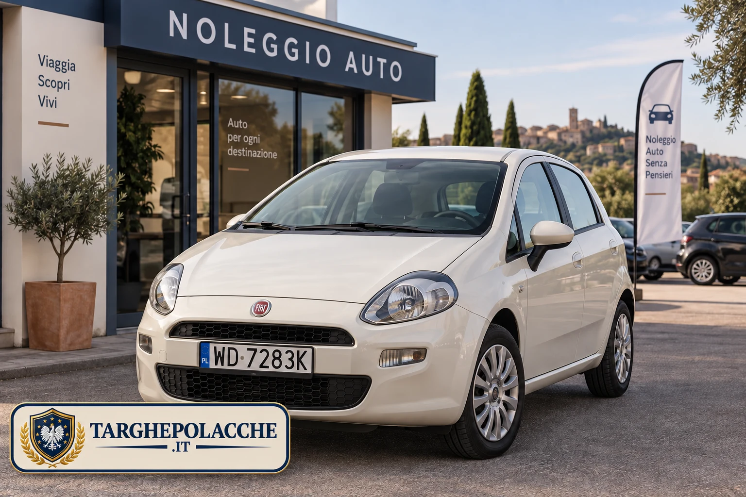 Noleggio auto targa polacca a Napoli con polizza auto polonia copertura italia